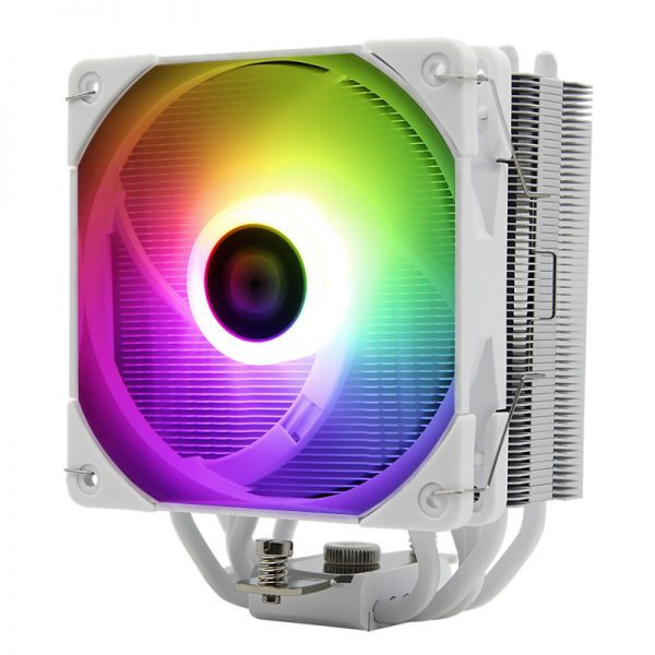 Thermalright Assassin King 120 SE White ARGB CPU Air Cooler, 5 Heatpipes,  TL-C12CW-S PWM Quiet Fan CPU Cooler with S-FDB Bearing, for AMD AM4