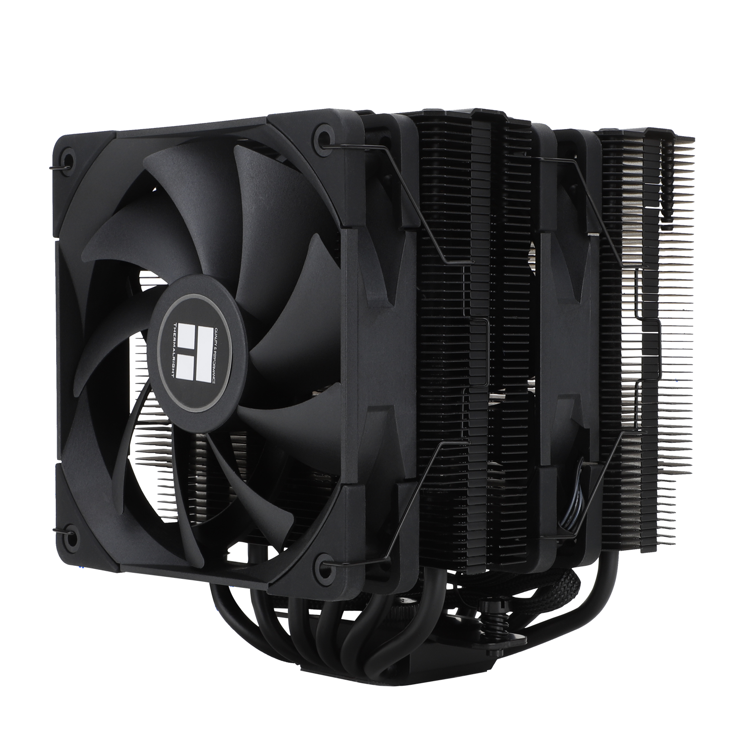 Thermalright Peerless Assassin 120 BLACK High Performance CPU  Cooler,Dual-Tower Design,120mm PWM Fan,6 Copper Heat Pipes CPU Air  cooler,AGHP Technology,For AMD AM4 AM5/Intel 1700/1150/1151/1200/20XX 
